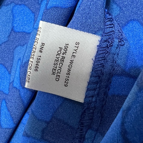 41 HAWTHORN - WOMEN'S SHEER BLUE JACQUI TOP BLOUSE - SIZE MEDIUM NWT - Picture 6 of 6